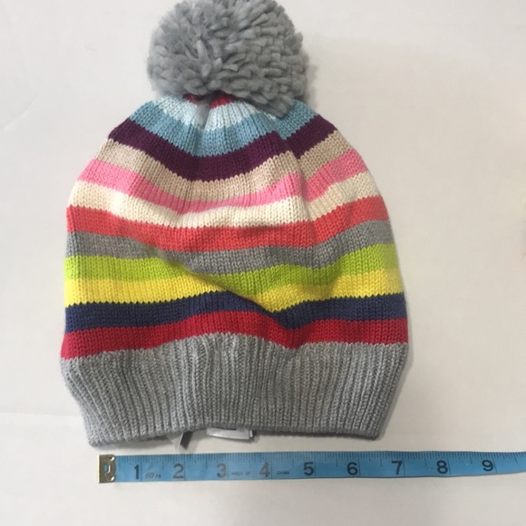See matching sweater Gap Kids Striped Hat and Mittens New worn once - Picture 2 of 6